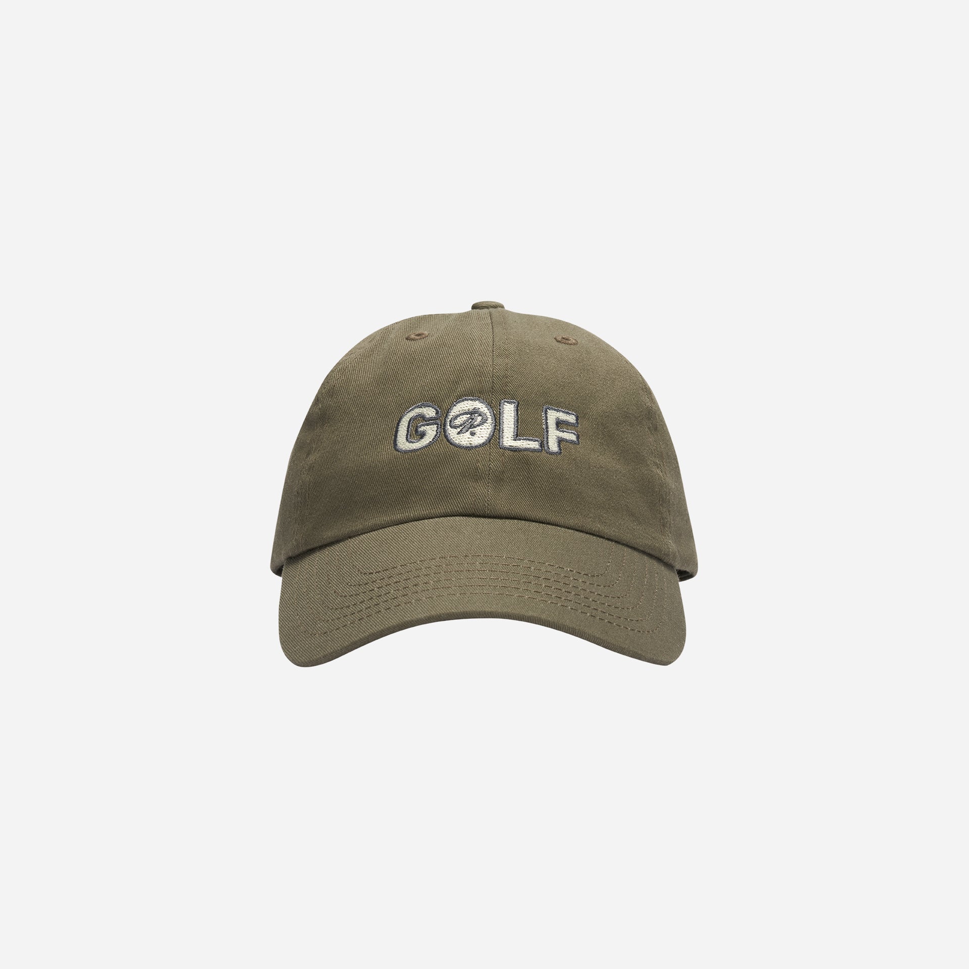 Golf Logo Dad Hat Olive
