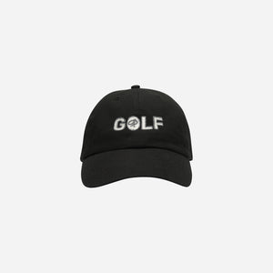 Golf Logo Dad Hat Black